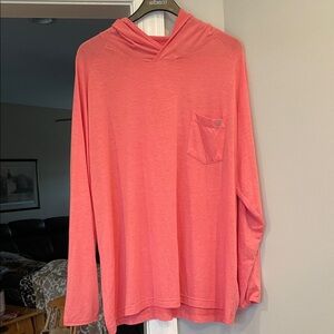 Huk Men's Pink Hoodie Shirt